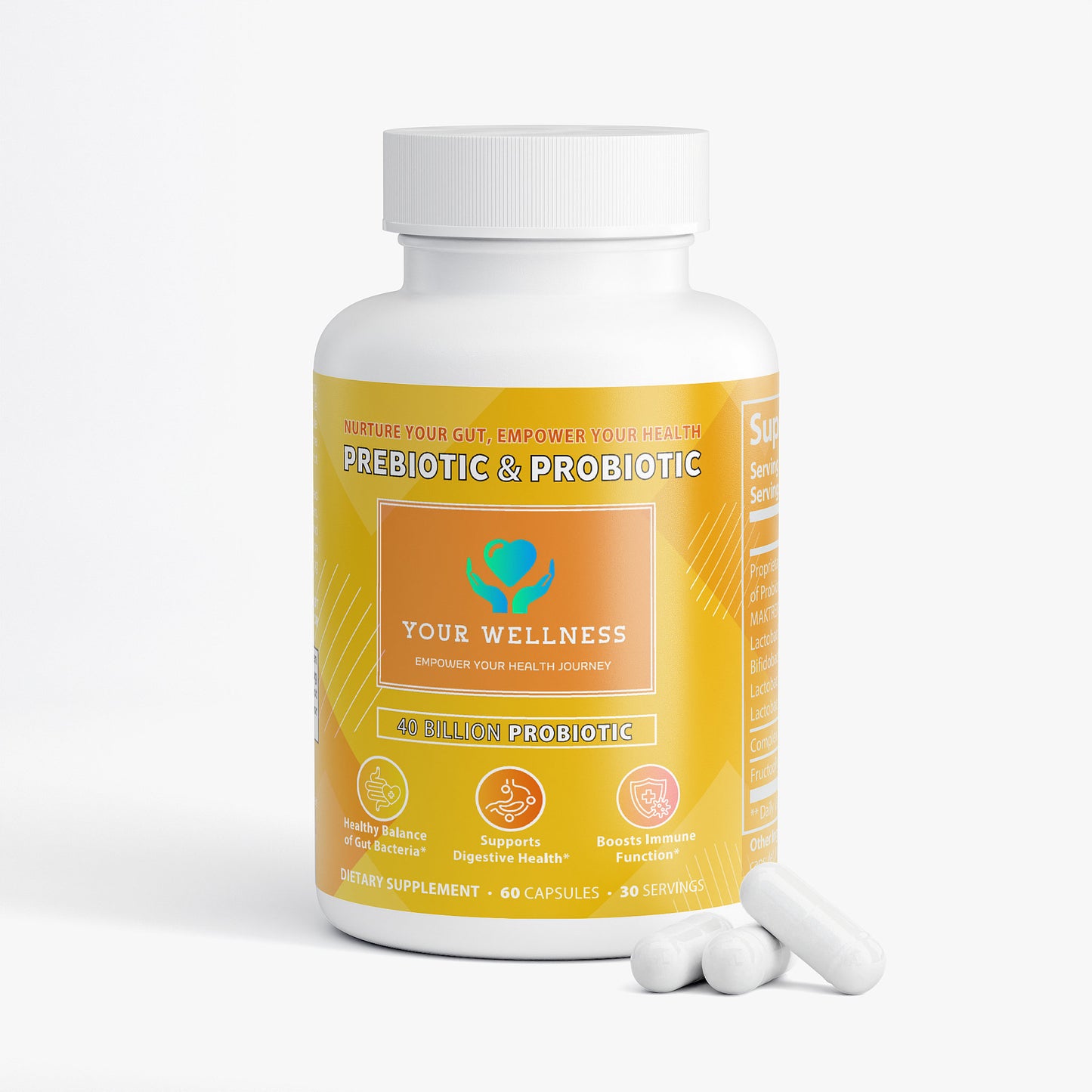 Probiotic 40 Billion with Prebiotics